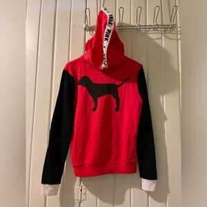 VS. PINK dog hoodie-small NWT